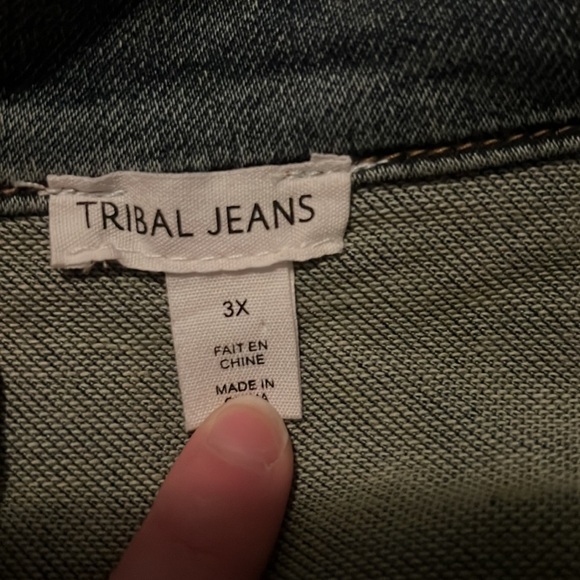 Tribal Jeans 3x Jean Jacket - Picture 2 of 3